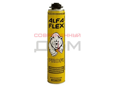 Пена пистолетная "ALFA Flex Profi 65"